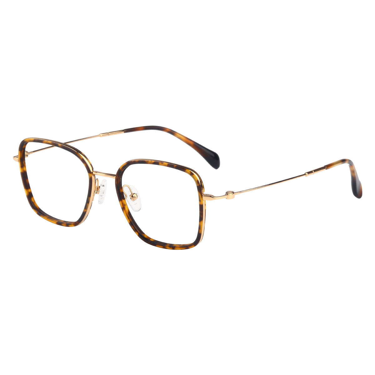 Japanske trendy multi-farve titanium acetat optiske briller