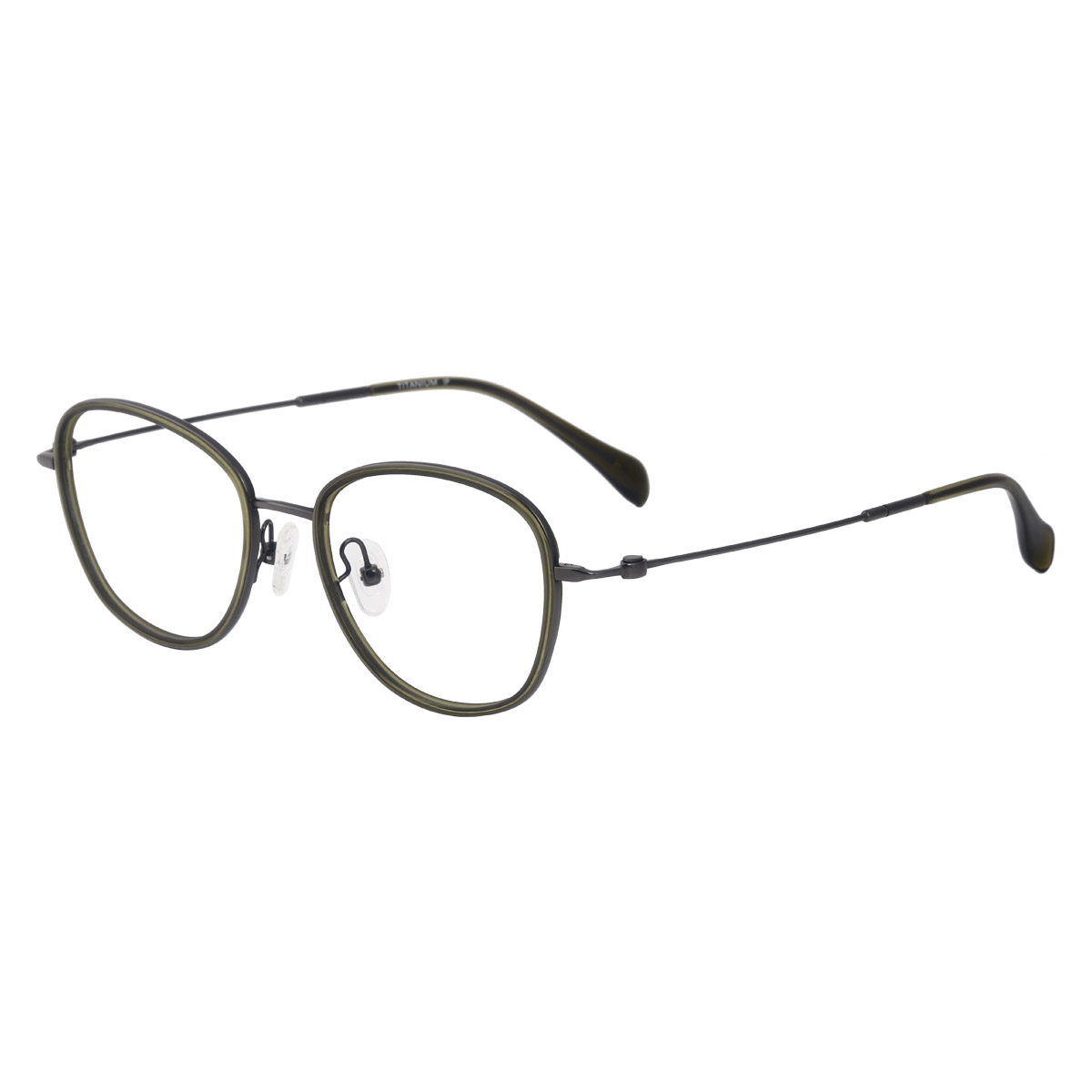 Ultralette buede sports titanium acetat optiske briller Ultralette buede sports titanium acetat optiske briller