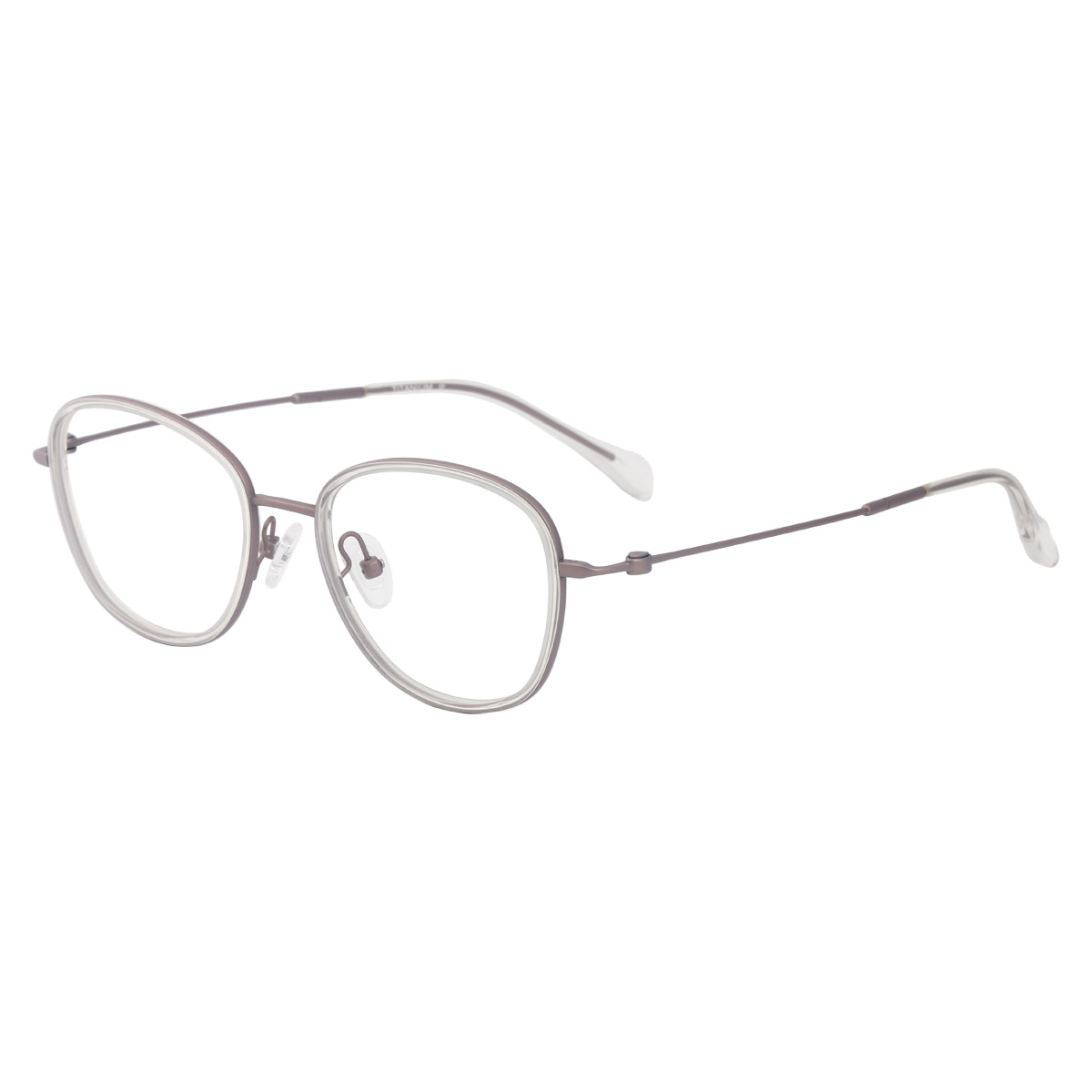 Ultralette buede sports titanium acetat optiske briller